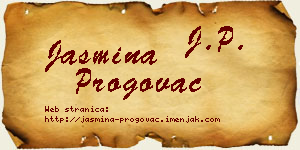 Jasmina Progovac vizit kartica